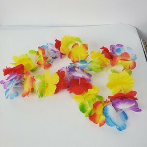 Hawaiian Lei Flower Necklace Halloween Costume‎ Dress Up Accessory